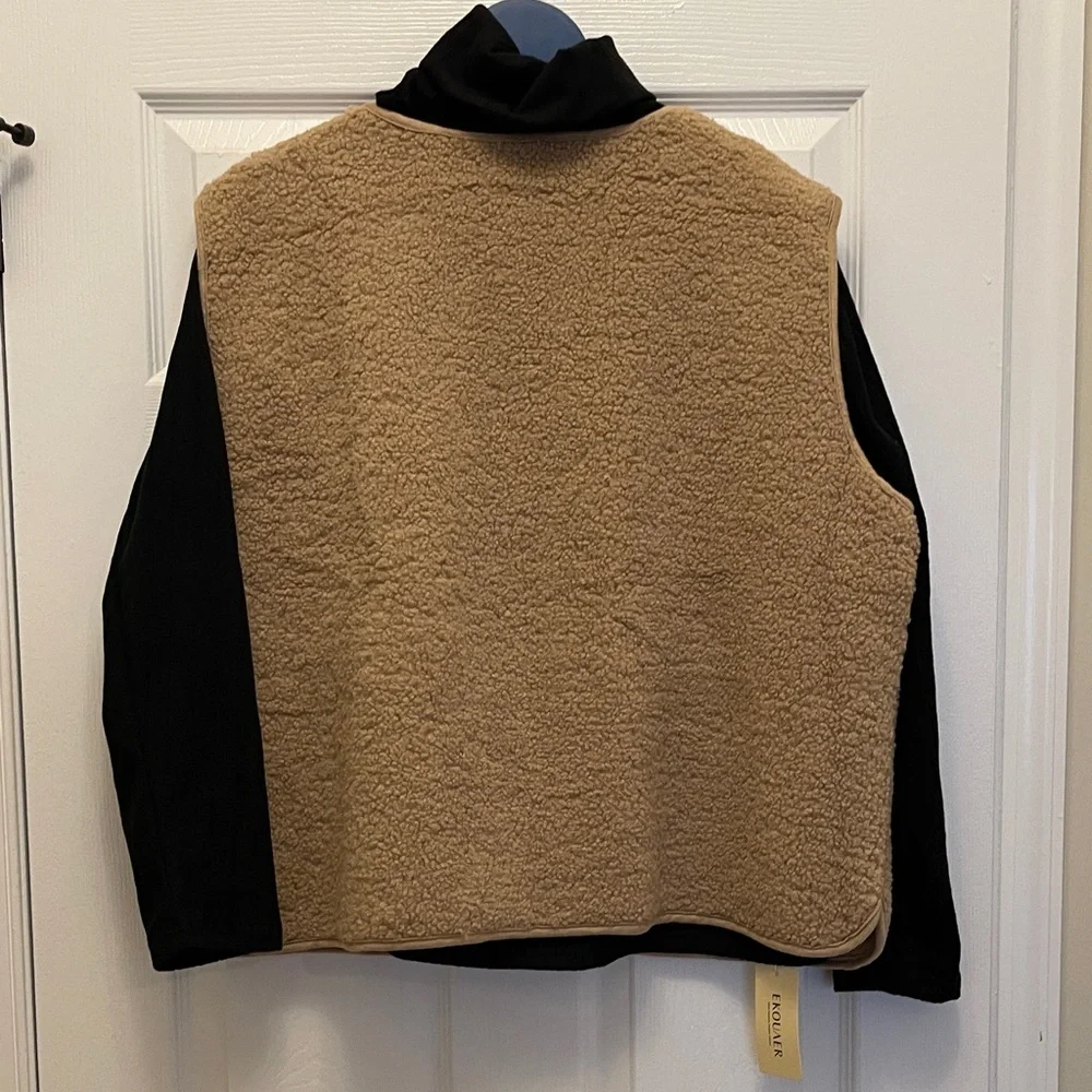 Cozy Tan Sleeveless Sweater Vest - Picture 4 of 4